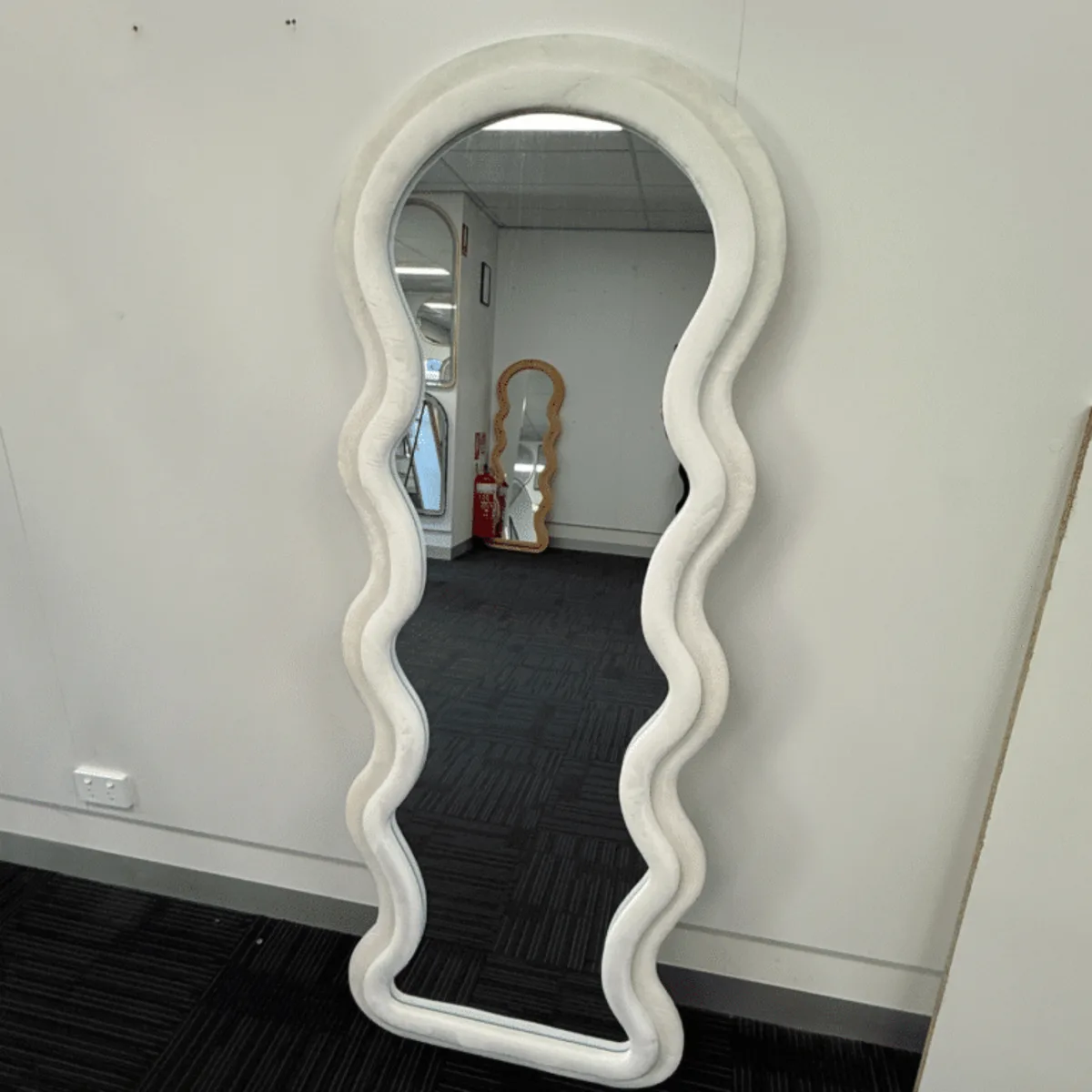 Mirror Standing Hanging Leaning Wall Bedroom - K-190-Silver — photo 7
