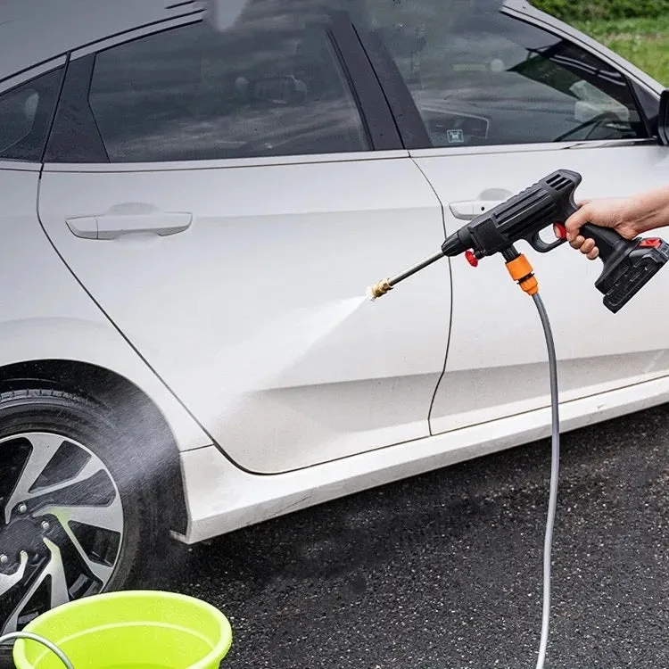48V Portable Electric Car Water Pressure Washer Power Washer - x2 Battery 48v — photo 5