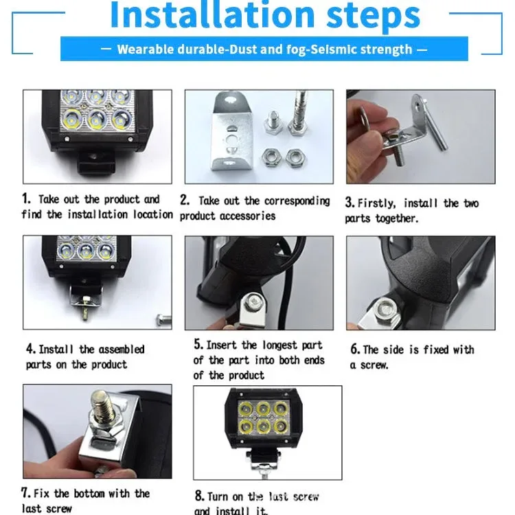 84W Led Police Flash Light 24V With 3 Colors - White + Police Led β photo 2