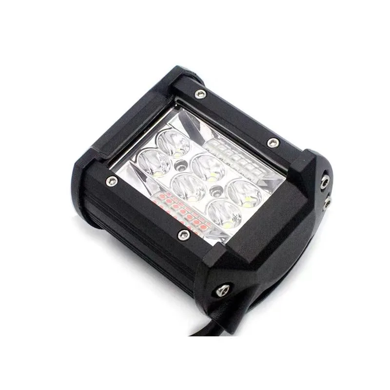 84W Led Police Flash Light 24V With 3 Colors - White + Police Led — photo 4