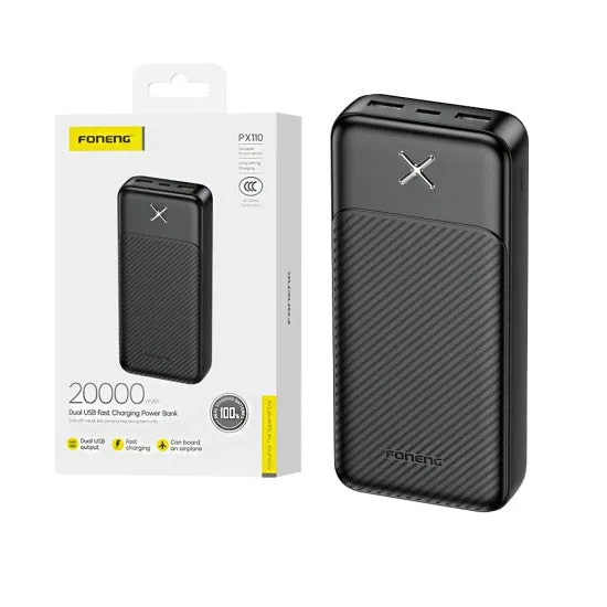 Foneng Power Bank High Quality - Power Bank Fast 20000mah Black β photo 2