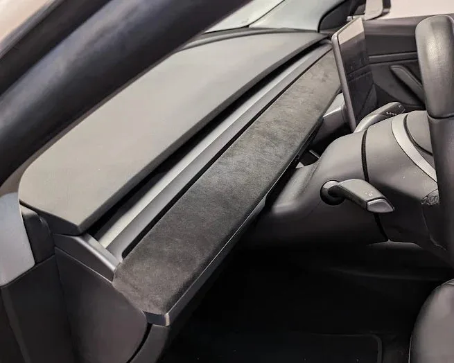 Alcantara Wrap Car Interior Design Decor - 40cm x 300cm Black — photo 4