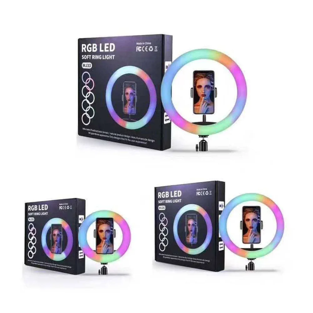 RGB Ring Light With 2.1 Meter Tripod - Rgb Ring Light 45cm With 2.1 Meter Tripo β photo 4