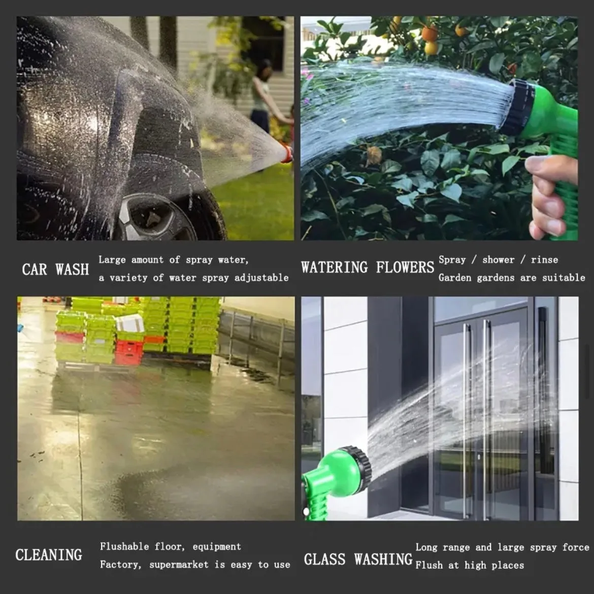 Expandable Garden Magic Hose Water Spray Pressure - 22 Meter β photo 5
