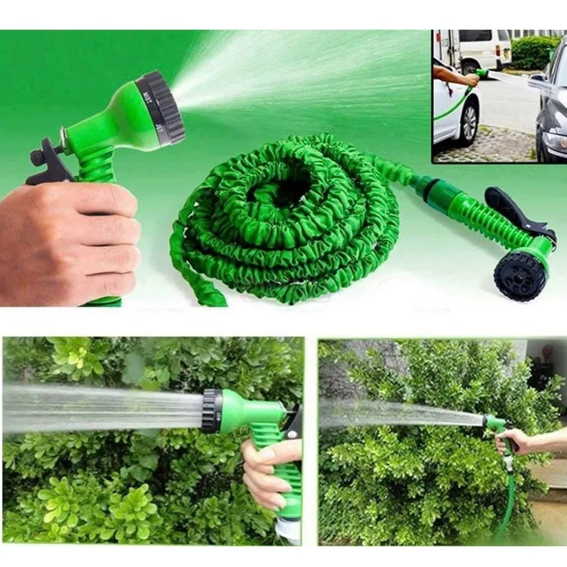 Expandable Garden Magic Hose Water Spray Pressure - 15 Meter Blue — photo 4