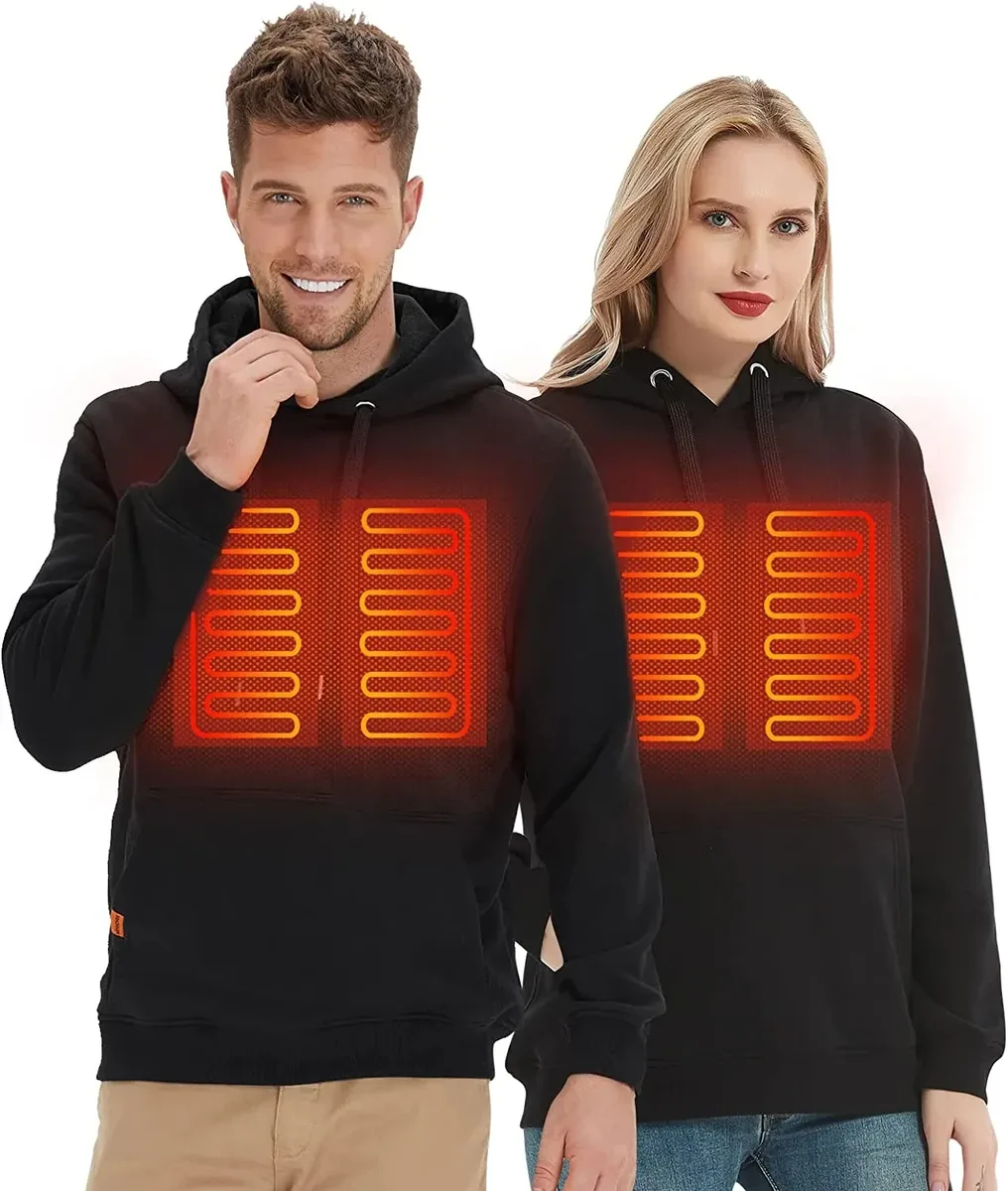 Self-Heating Hoodies for Men Women - Grey / M — photo 6