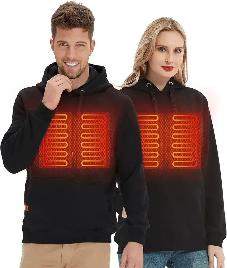Self-Heating Hoodies for Men Women - Grey / L β photo 6