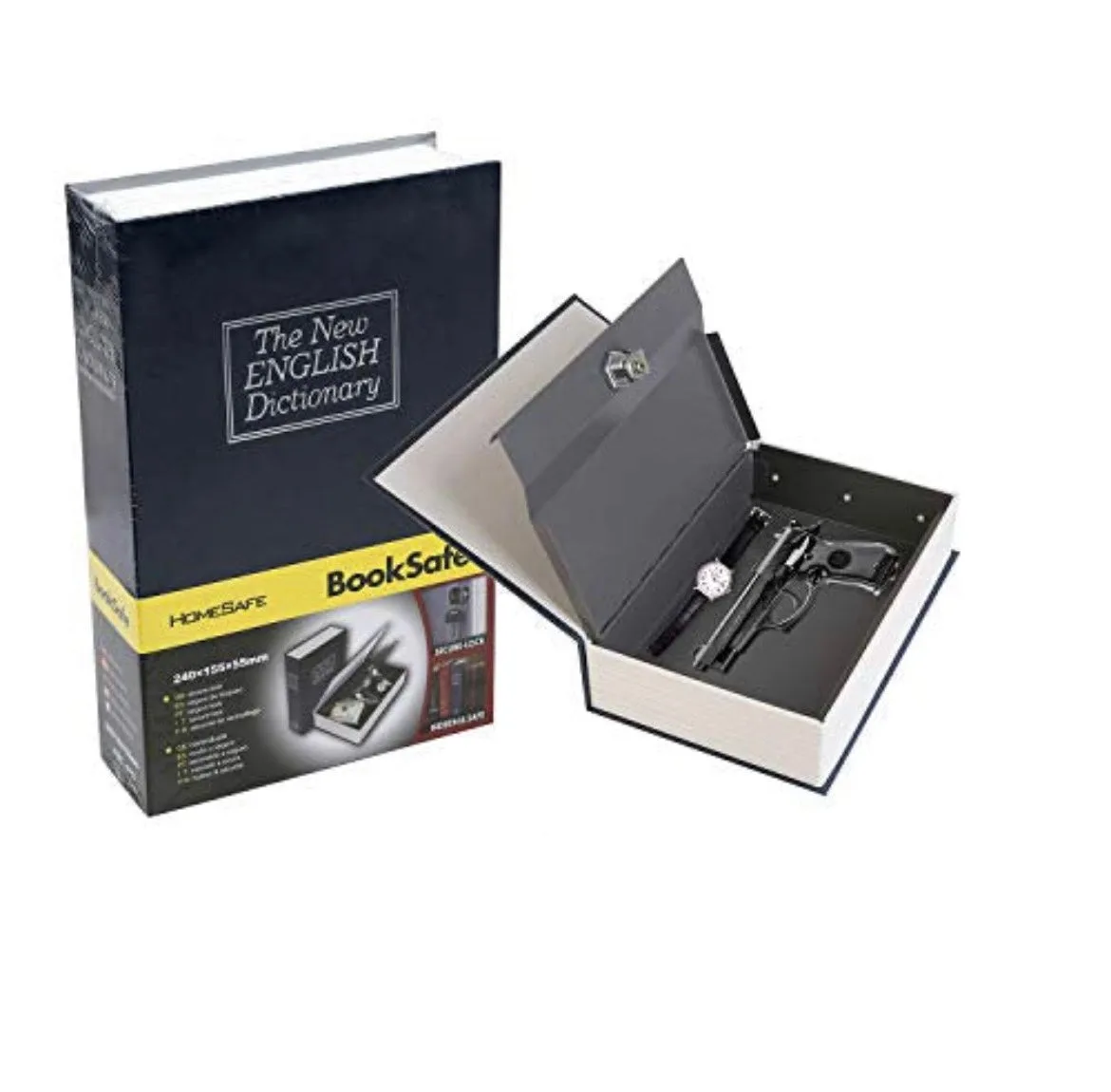 Dictionary Book Hidden Money Box - Navy blue medium