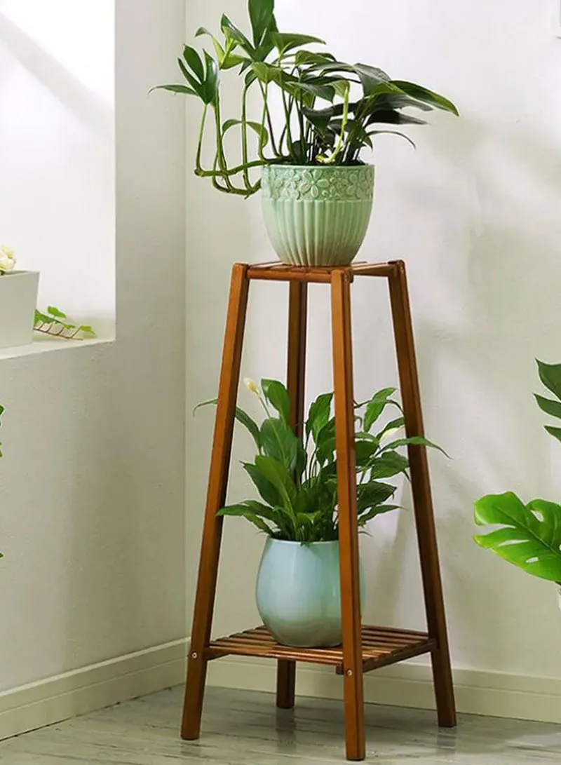 2 Tiers Plant Flower Pot Stand Plant Holder, Home Decorative Accessory Plant Display Rack