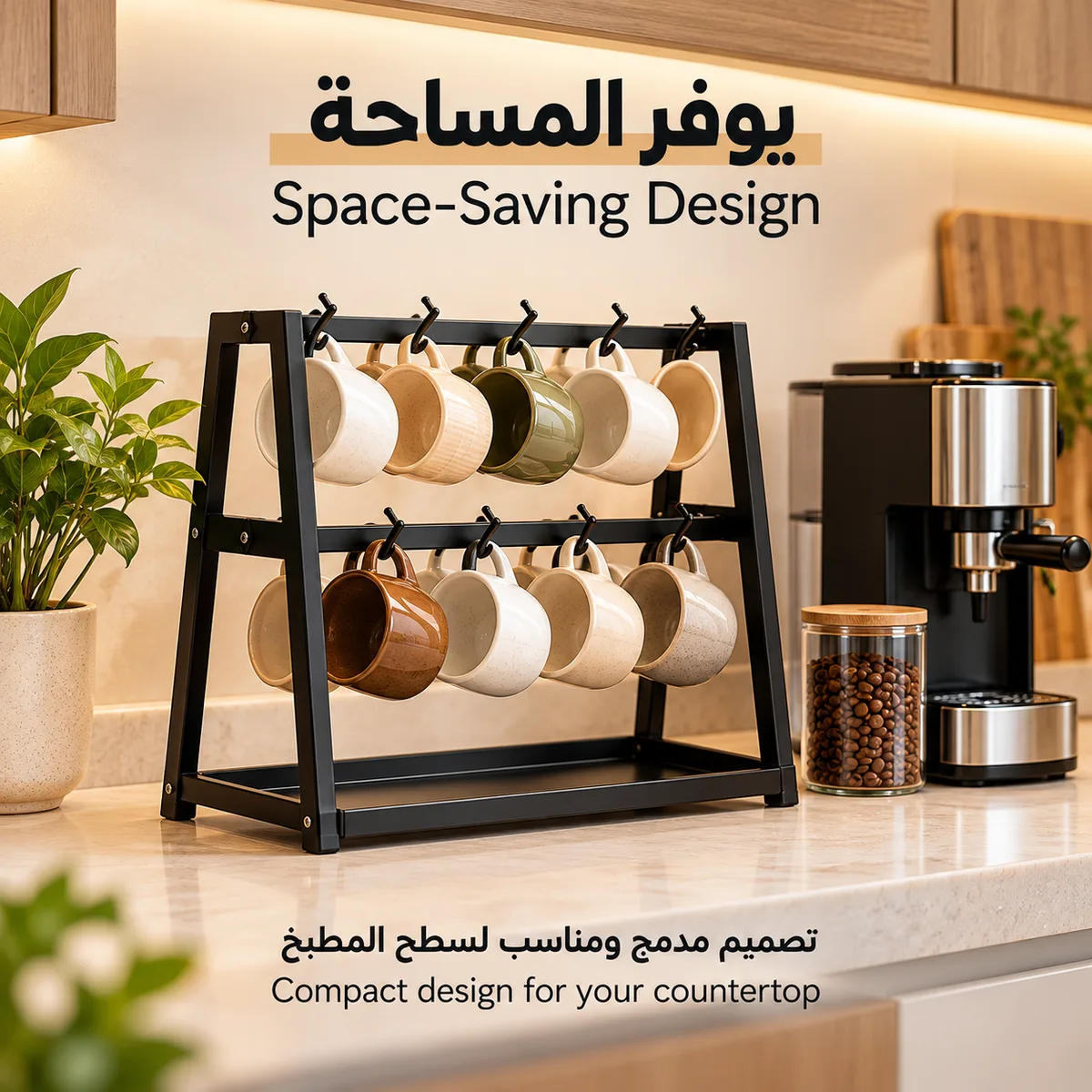 Multifunctional Coffee Bar Organizer — photo 3