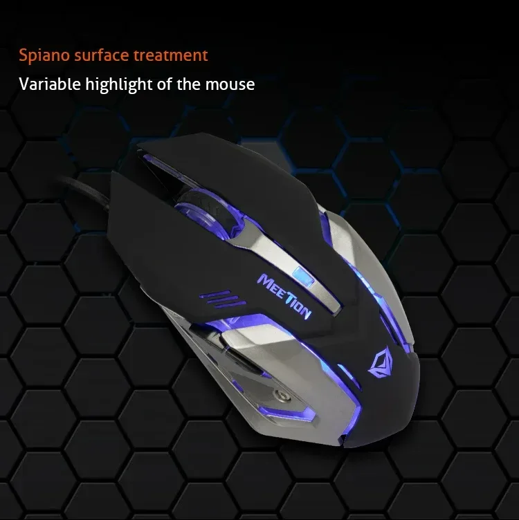 Meetion M915 Breathing LED Backlit Gaming Mouse β photo 3