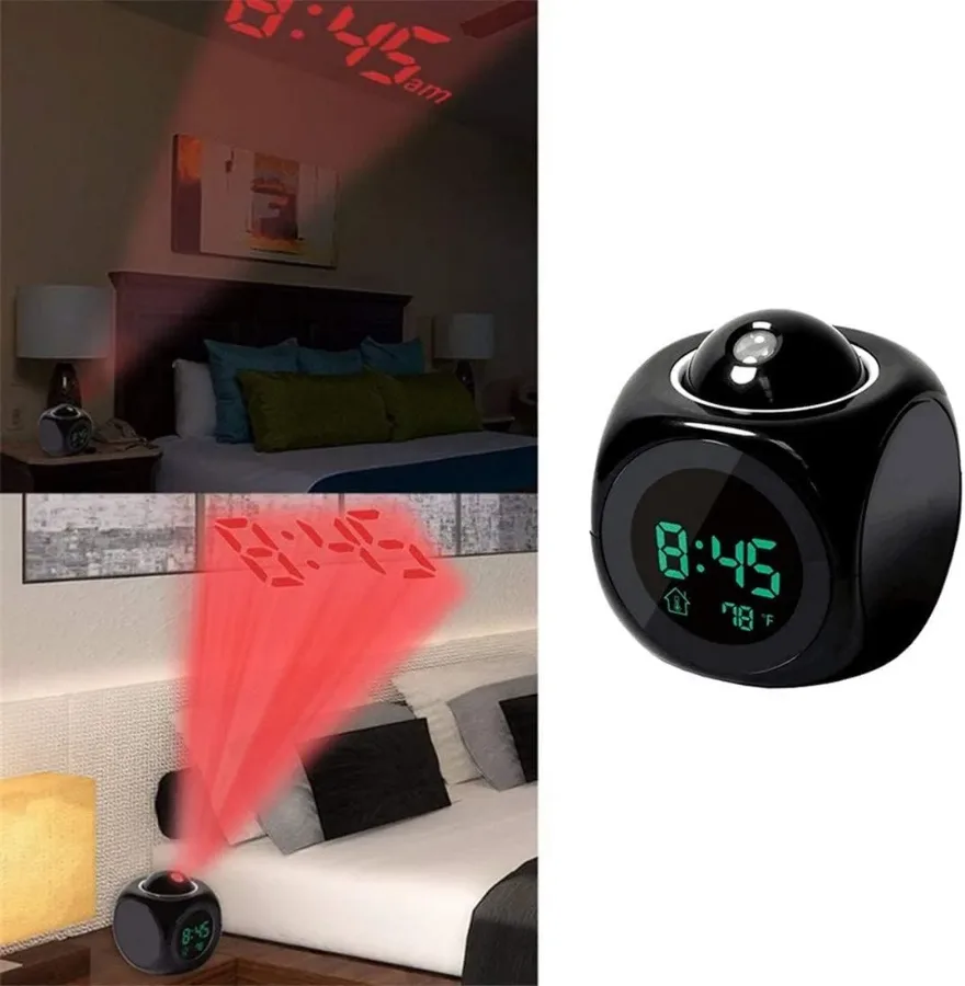 3-in-1 Projection Alarm Clock — photo 3