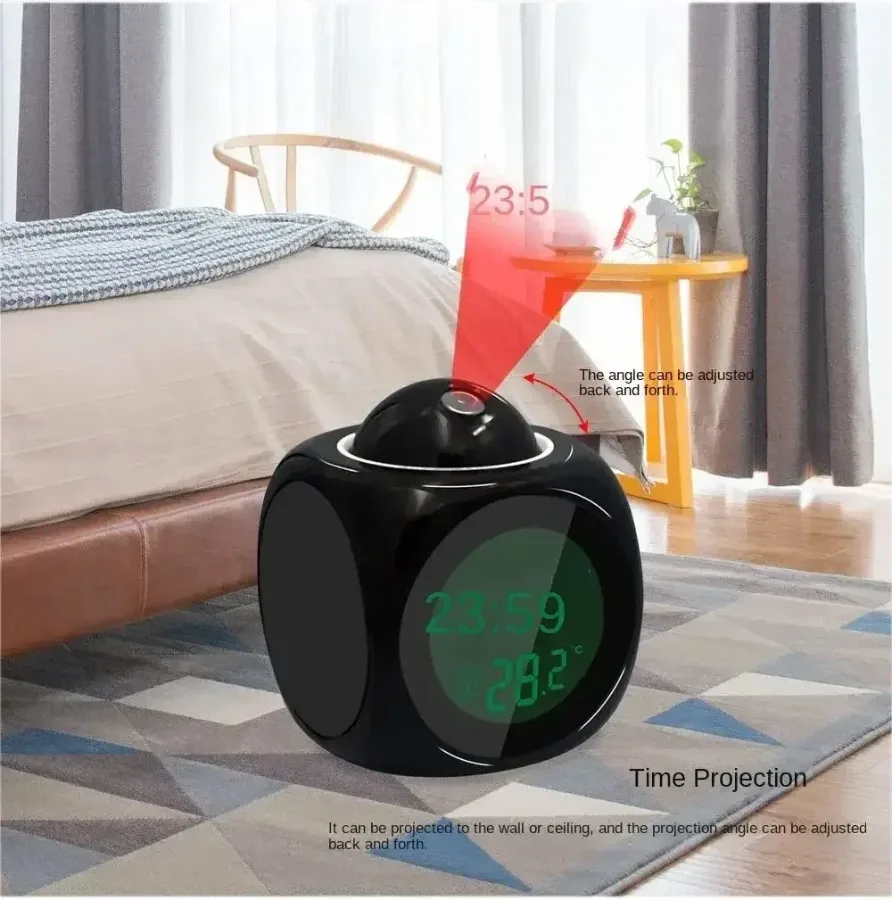 3-in-1 Projection Alarm Clock — photo 5