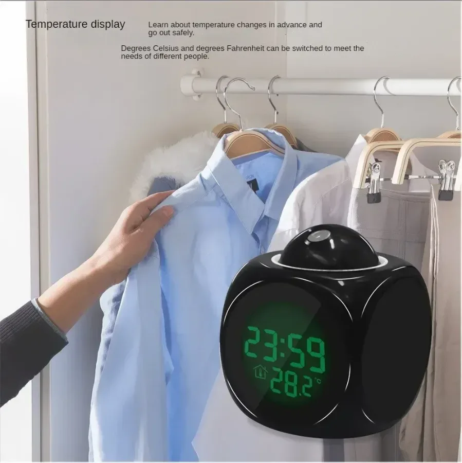 3-in-1 Projection Alarm Clock β photo 6