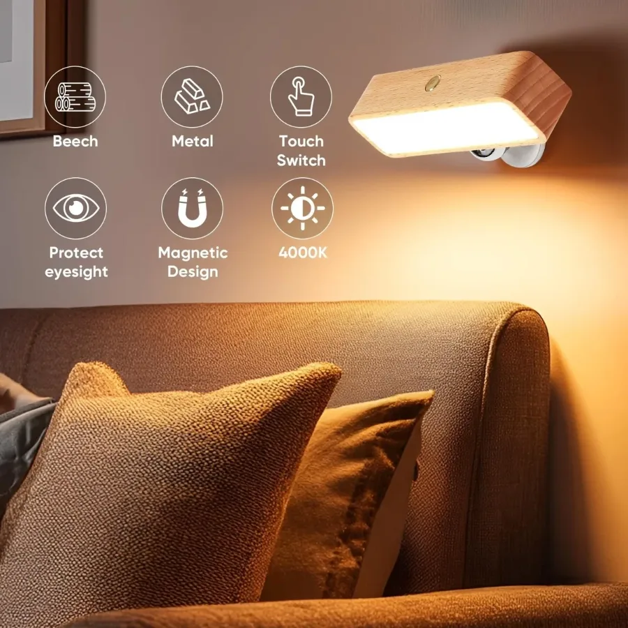 Rechargeable Intelligent Sensing Led Wall Lights — photo 3