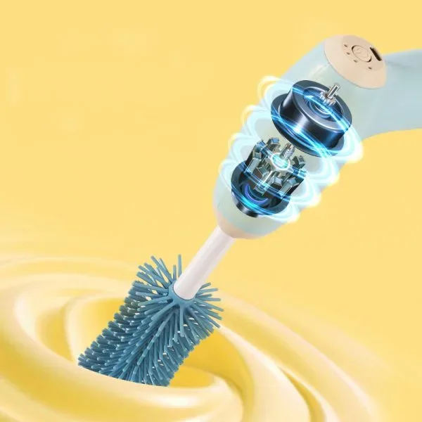 Electric Silicone Baby Bottle Cleaner Brush Set β photo 3