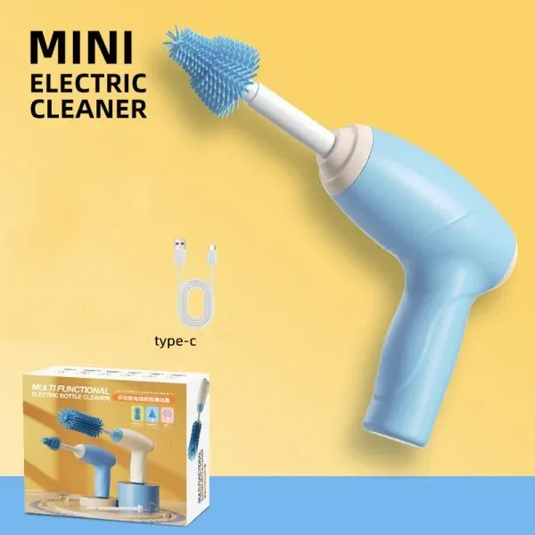 Electric Silicone Baby Bottle Cleaner Brush Set β photo 5
