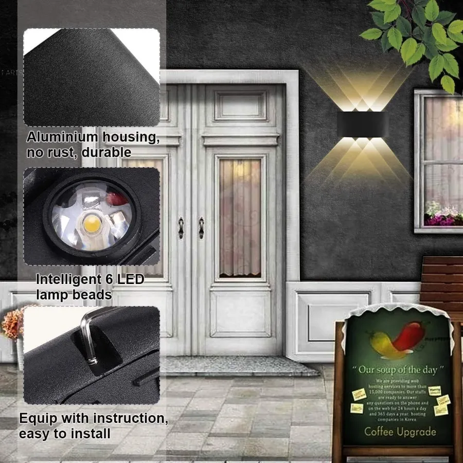 Modern LED Wall Lamp Up Down Wall Sconce — photo 3