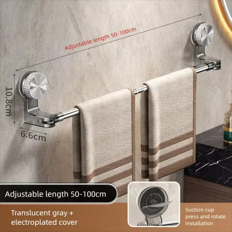 Rotating Retractable Suction Hook Bathroom Hanger Organiser β photo 4