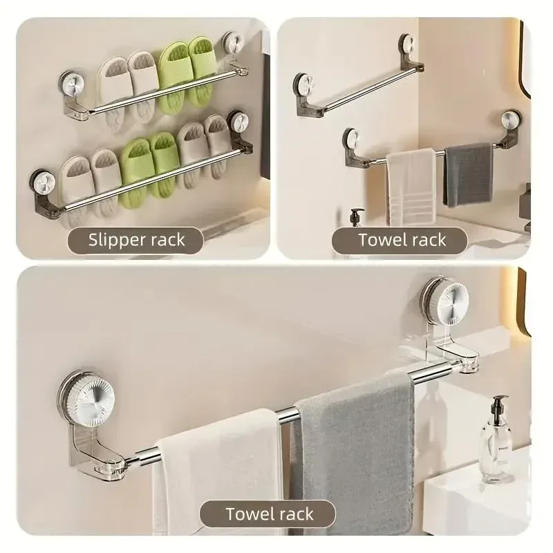 Rotating Retractable Suction Hook Bathroom Hanger Organiser β photo 7