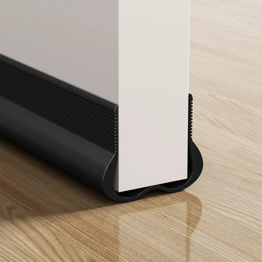 Waterproof Seal Strip Draught Excluder Stopper Door Bottom Guard Double β photo 4