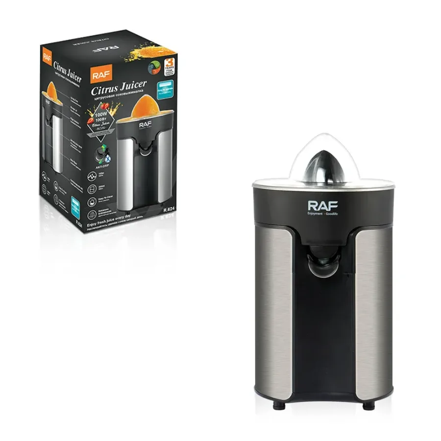 RAF Juicer Orange Juice Squeezer Stainless Steel 180 Watt Fruit Juicer β photo 4