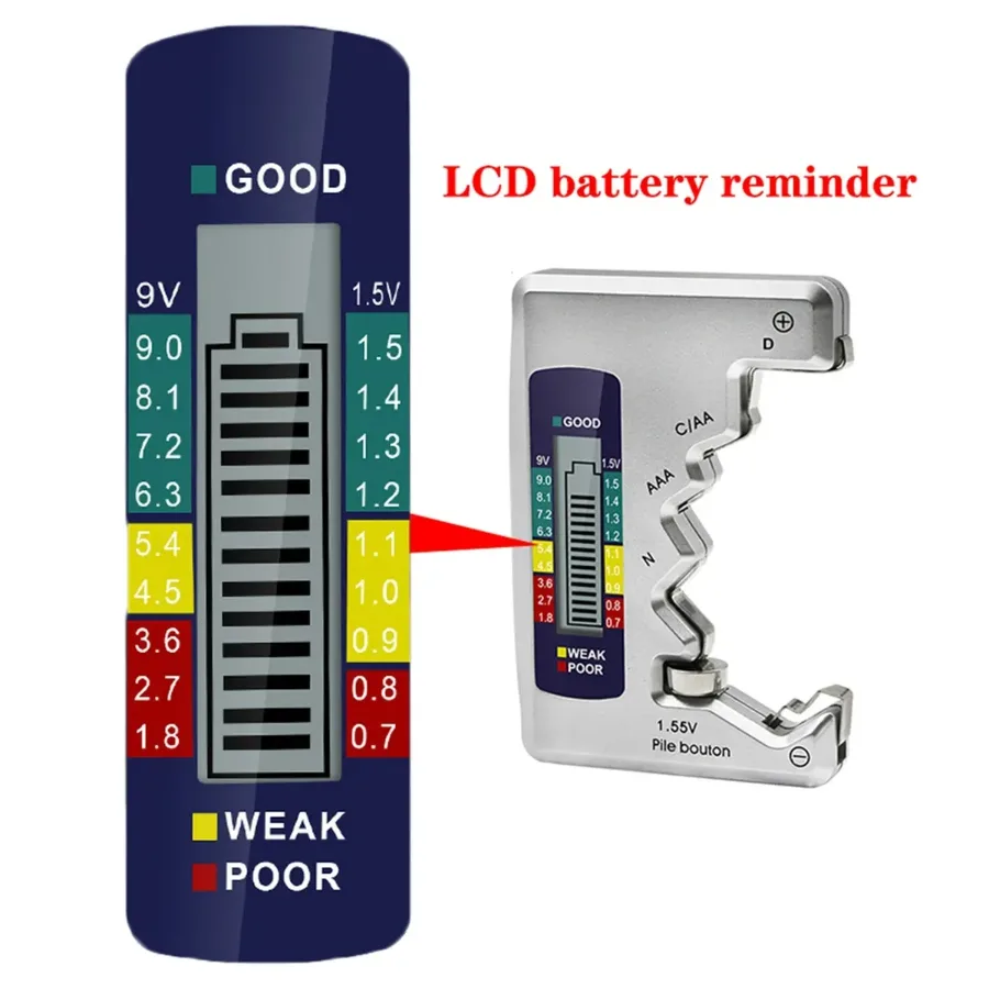 Battery Tester with LCD Display β photo 2