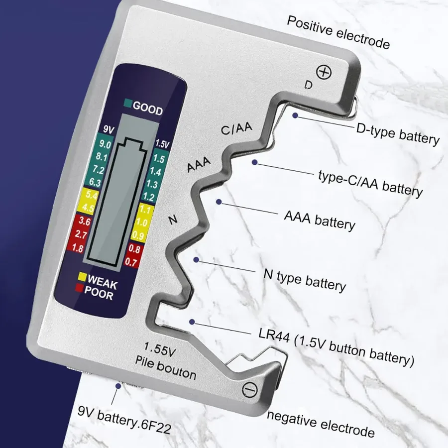 Battery Tester with LCD Display β photo 3