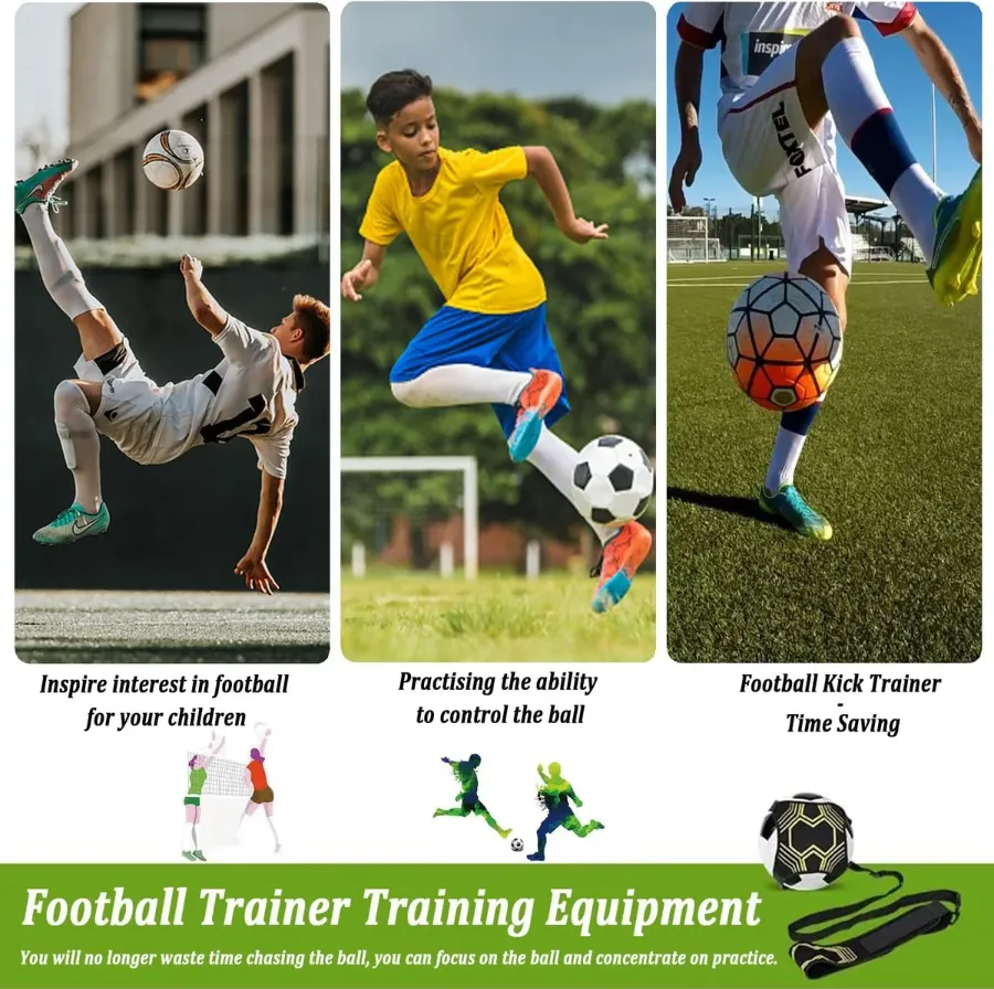 Football Kick Trainer Soccer Training Waist Belt Adjustable — photo 3