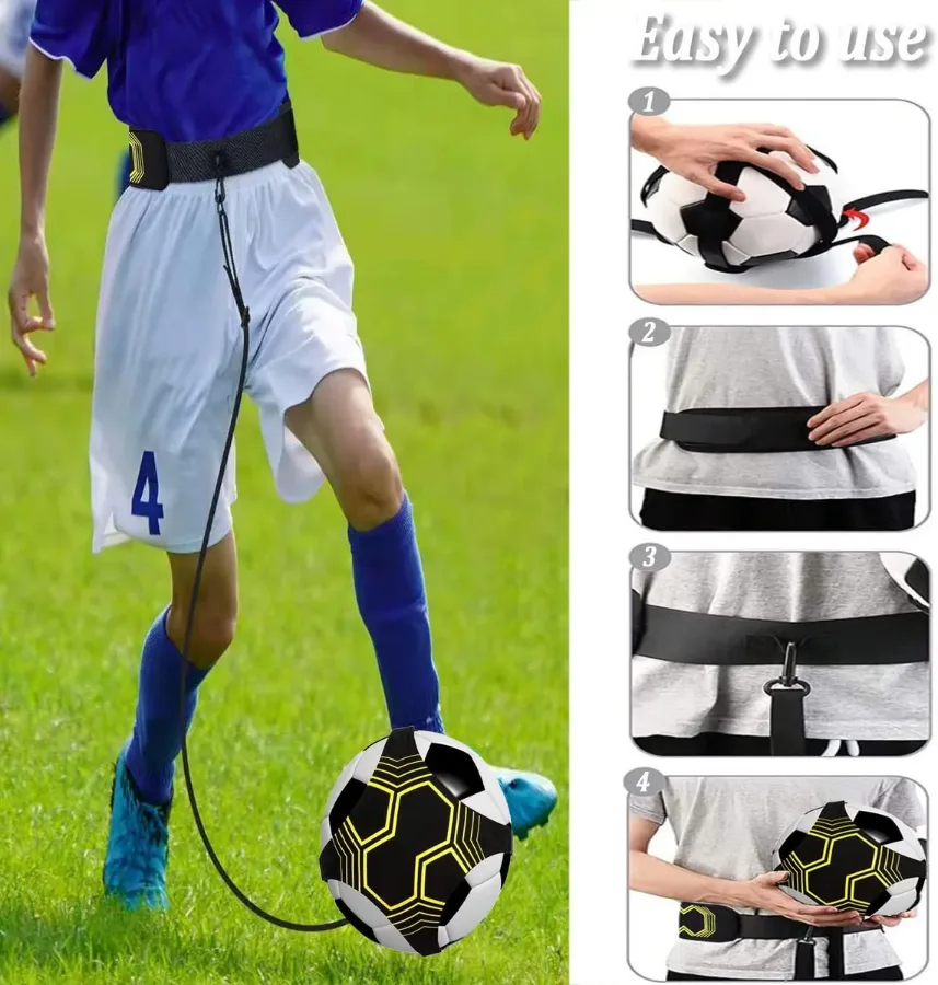 Football Kick Trainer Soccer Training Waist Belt Adjustable β photo 4