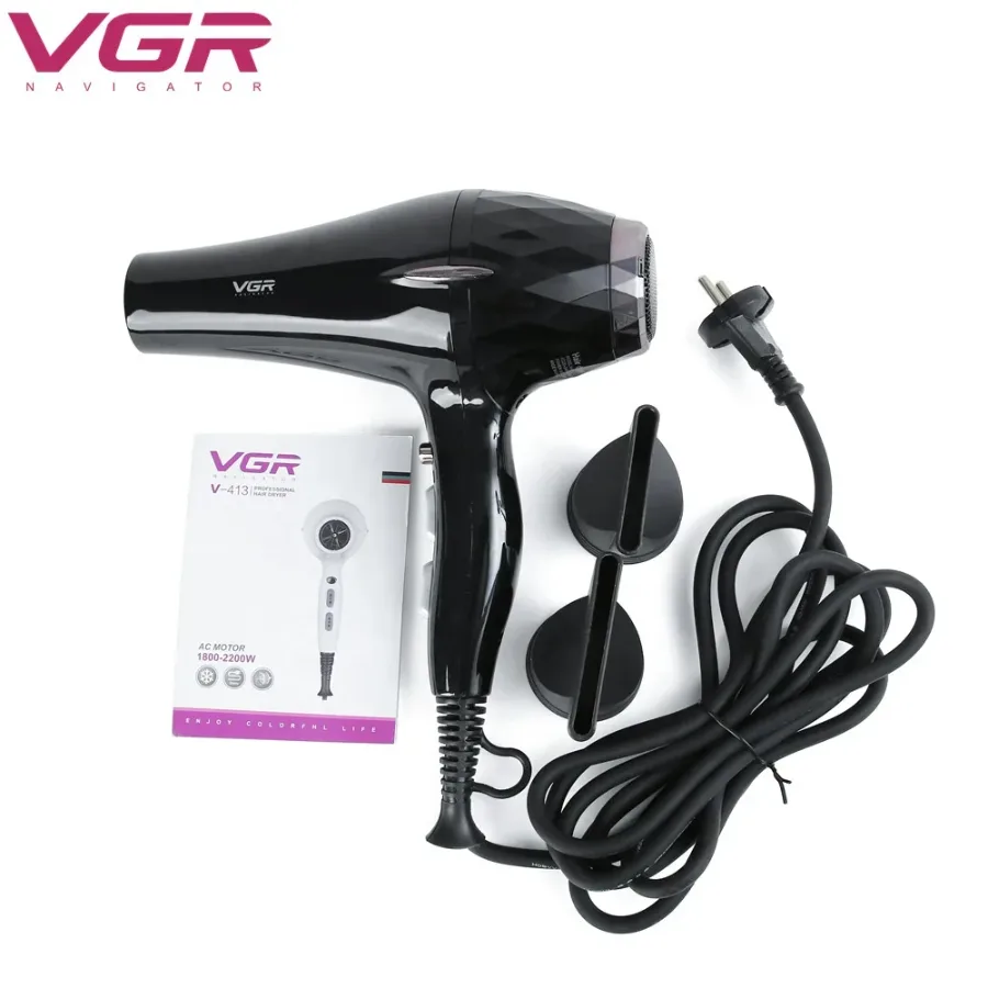 VGR V413 Professional Hair Dryer | 2200W High Power — photo 9