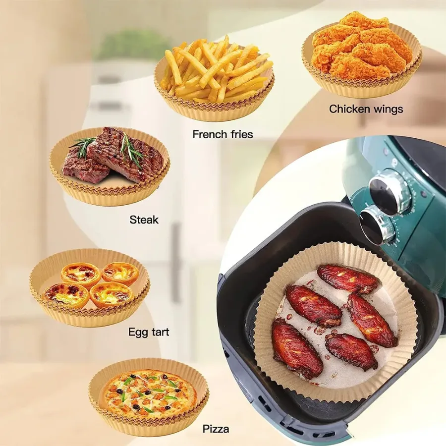 Air Fryer Liners Disposable Paper 50 Pcs β photo 2