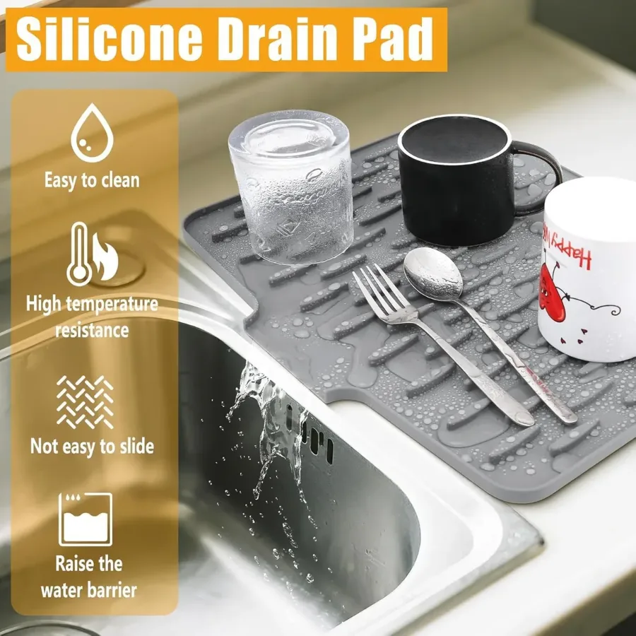 Silicone Sink Drain Mat — photo 3
