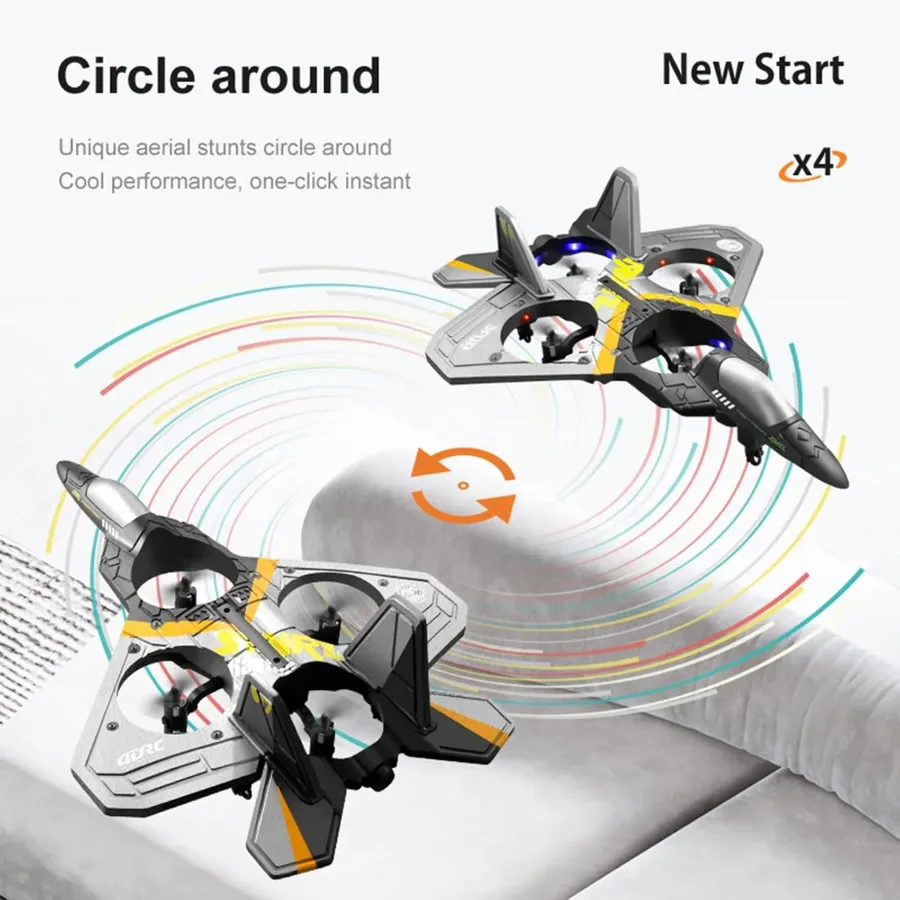 4XRC Jet Fighter Stunt RC Plane, Airplane 360° Drop-Resistant — photo 3