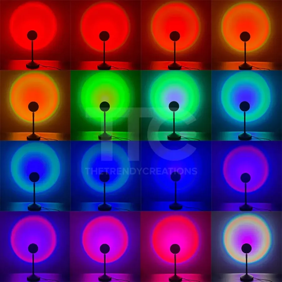 Rgb Sunset Lamp With Remote Control — photo 3