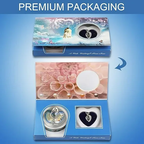 Wish Pearl Necklace Kit,Mysterious Oyster Pearl Gift Set β photo 2