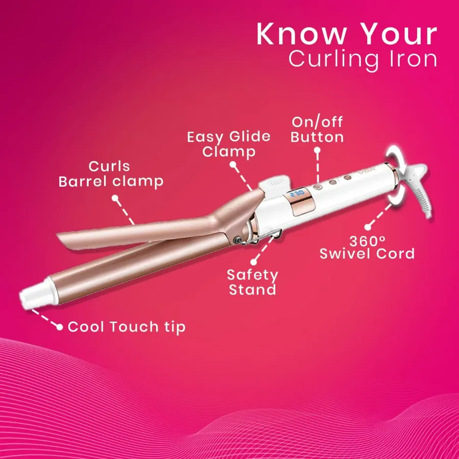VGR Professional Hair Curling Iron Wand — photo 8
