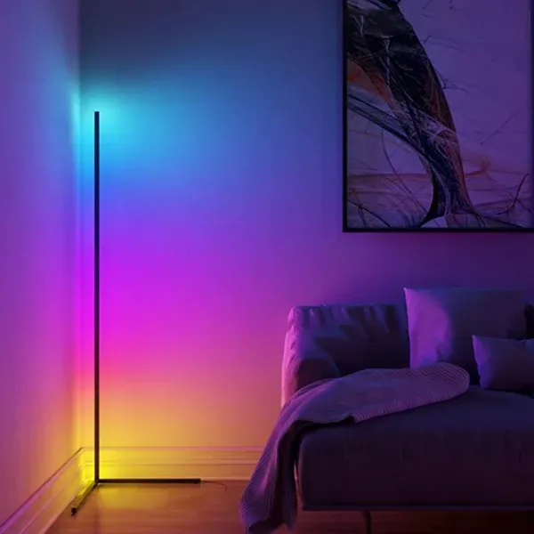 Smart RGB LED Corner Lamp Remote & Phone App Control — photo 4