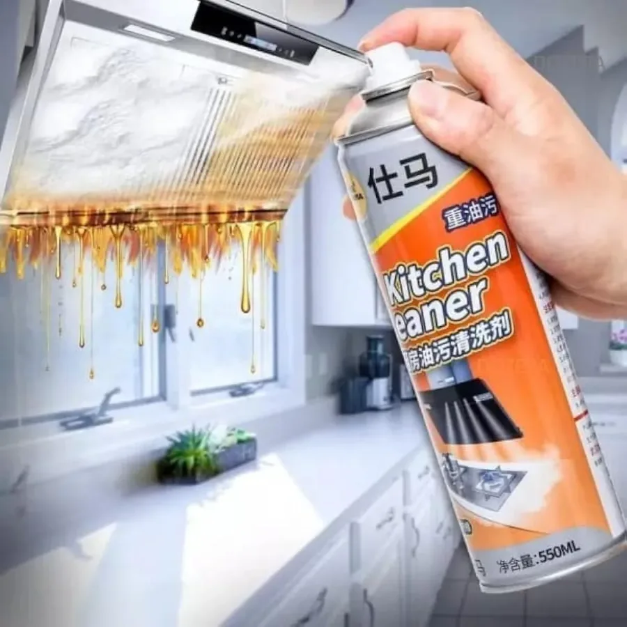 Kitchen Oil Grease Foam Cleaner Spray 500ml β photo 3