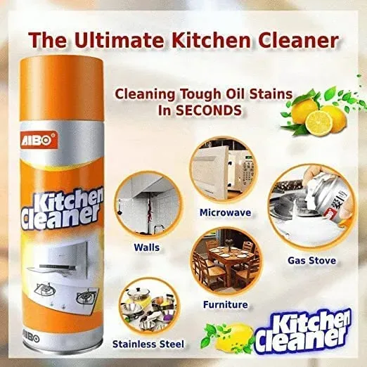 Kitchen Oil Grease Foam Cleaner Spray 500ml β photo 4