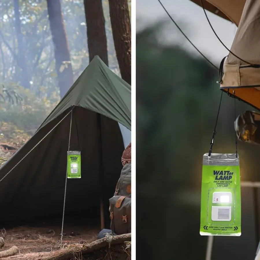 Portable Salt Water LED Lamp for Camping, Hiking & Emergencies. — photo 7