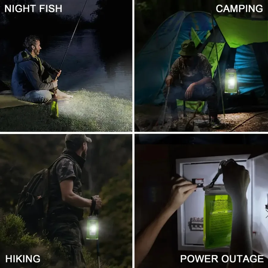 Portable Salt Water LED Lamp for Camping, Hiking & Emergencies. β photo 8