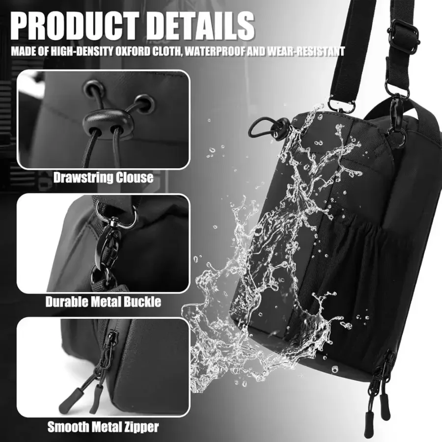 Magnetic Gym Bag With Water Bottle Holder β photo 8