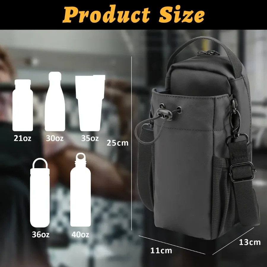 Magnetic Gym Bag With Water Bottle Holder — photo 9
