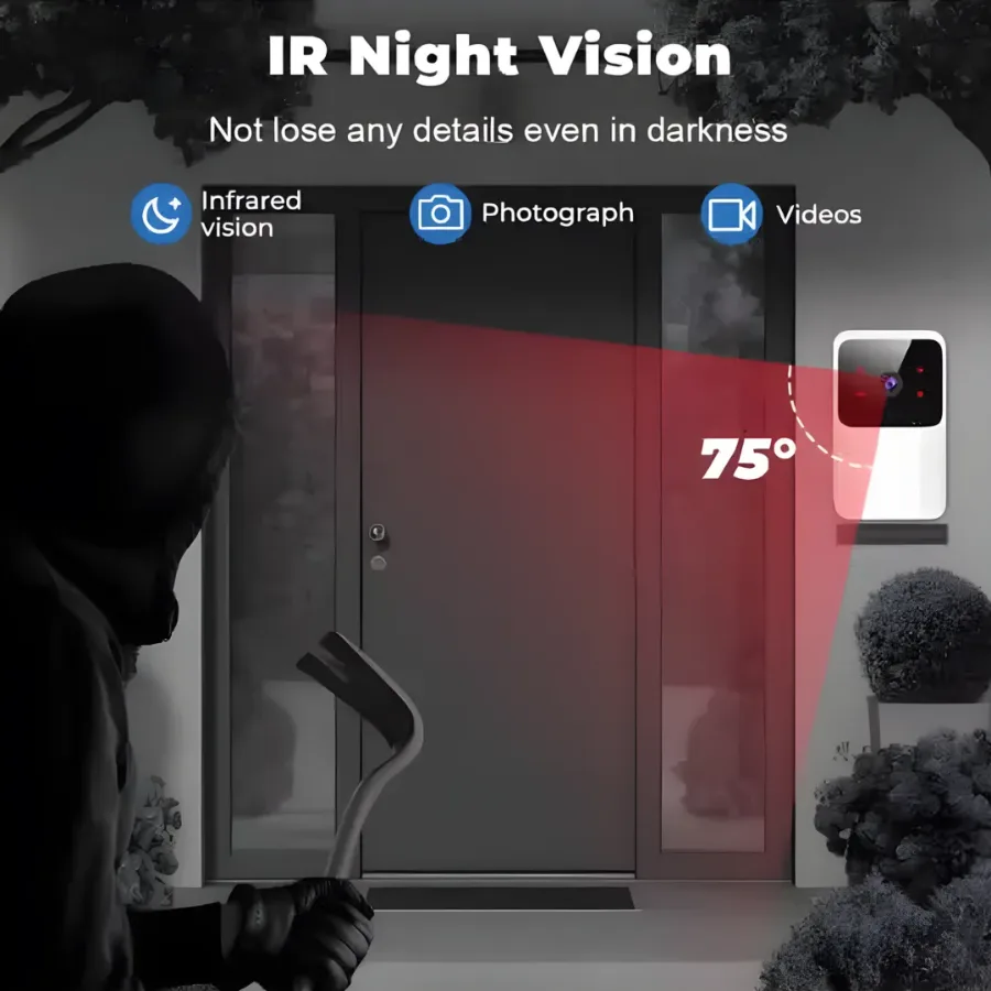 Smart Doorbell Camera Wireless with Bell 1080P — photo 3