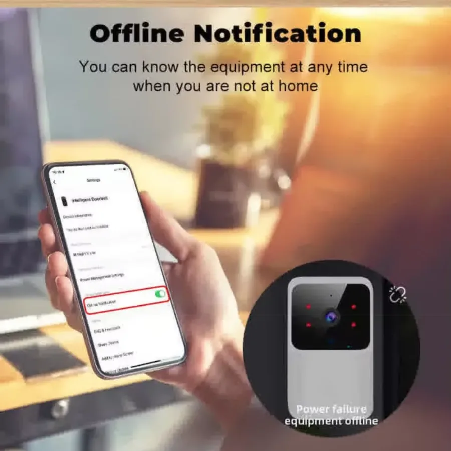 Smart Doorbell Camera Wireless with Bell 1080P β photo 5