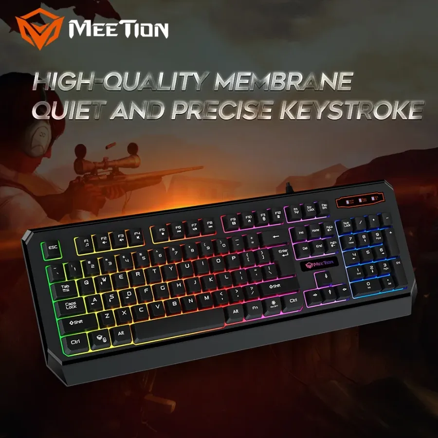 MEETION Wired RGB Gaming Keyboard MT-K9320 — photo 2
