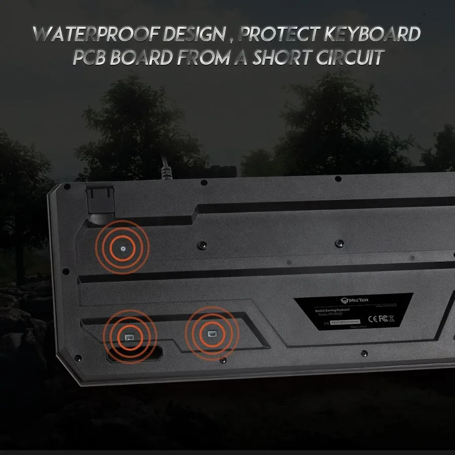 MEETION Wired RGB Gaming Keyboard MT-K9320 β photo 8