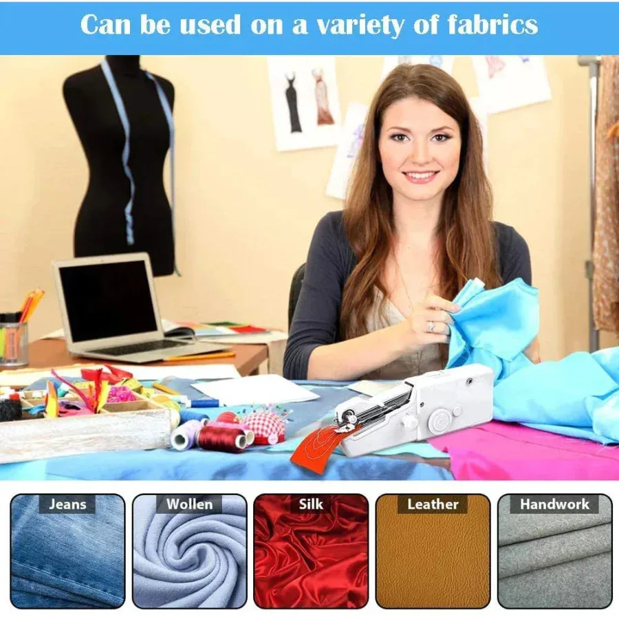 Mini Handheld Sewing Machine Portable Electric β photo 7