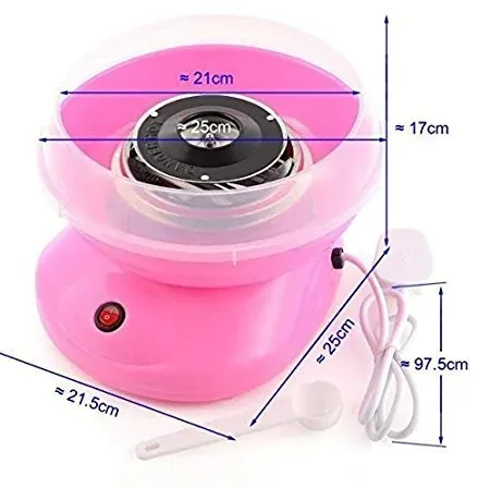 Plastic Electric Cotton Candy Machine Floss Carnival (Pink) — photo 4